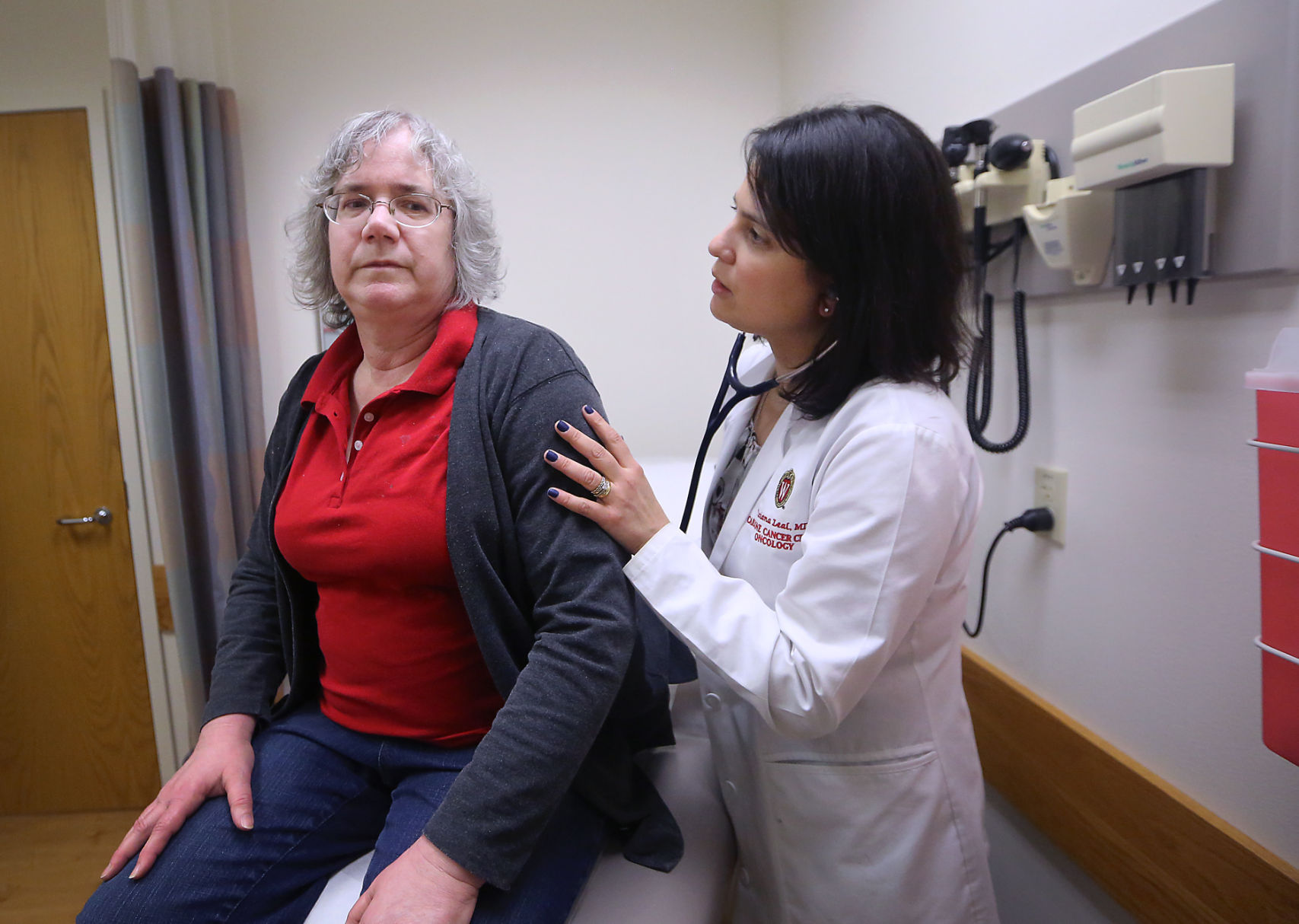 Michelle with Dr. Leal